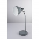 Globo 54646T stolní lampička Jonas 1x40W | E14 - ohebné rameno, šedá