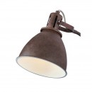 Globo 54647-1W nástěnné svítidlo Giorgio 1x40W | E14 - ohebné rameno, hnědá