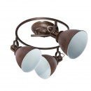 Globo 54647-3 přisazené stropní svítidlo Giorgio 3x40W | E14 - rez