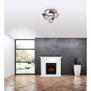 Globo 54801-3 přisazené stropní svítidlo Akin 3x40W | E14 - hnědá, bronzová