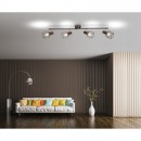 Globo 54801-4 přisazené nástěnné či stropní bodové svítidlo Akin 4x40W | E14 - hnědá, bronzová