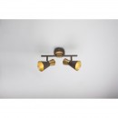 Globo 54808-2 nástěnné či stropní svítidlo Aeron 1x25W | E14 - rez, zlatá