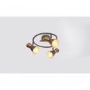 Globo 54808-3 přisazené stropní svítidlo Aeron 3x25W | E14 - rez, zlatá