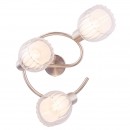 Globo 54988-3 přisazené stropní svítidlo Rosso 3x40W | E14 - matný nikl