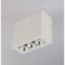 Globo 55010-3A LED přisazené stropní svítidlo Christine 3x6,6W | 440lm | 3000K - chrom, bílá