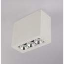 Globo 55010-3A LED přisazené stropní svítidlo Christine 3x6,6W | 440lm | 3000K - chrom, bílá