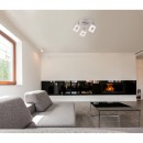 Globo 56138-3 LED přisazené stropní bodové svítidlo Kerstin 3x4W | 912lm | 3000K - matný nikl