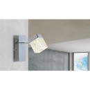 Globo 56193-1 LED nástěnná lampa Ankara 1x5W | 400lm | 4200K - vypínač na těle, matný nikl