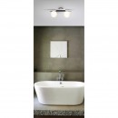 Globo 5663-2L LED přisazené stropní svítidlo Cardiff 2x3W | 520lm | G9 LED | 3000K | IP44 - chrom, opál