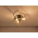 Globo 57000-3 přisazené stropní svítidlo Sabinyo 3x50W | GU10 - šedá, chrom
