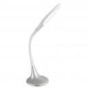 Globo 58271S LED stolní svítidlo Pattaya 1x10W | 600lm | 3300K-4500K-6500K - ohebné rameno, dotykový stmívač, stříbrná