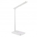 Globo 58297 LED stolní svítidlo Hekla 1x5W | 160lm | 3000-6000K - bezdrátová nabíječka, USB nabíjecí kabel, dotykový stmívač s plynulým stmíváním, bílá