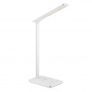 Globo 58297 LED stolní svítidlo Hekla 1x5W | 160lm | 3000-6000K - bezdrátová nabíječka, USB nabíjecí kabel, dotykový stmívač s plynulým stmíváním, bílá