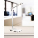 Globo 58297 LED stolní svítidlo Hekla 1x5W | 160lm | 3000-6000K - bezdrátová nabíječka, USB nabíjecí kabel, dotykový stmívač s plynulým stmíváním, bílá