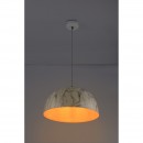Globo 58323HM závěsné stropní svítidlo Sandra 1x60W | E27 - imitace mramoru, bílá