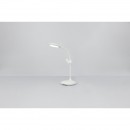 Globo 58347W LED stolní svítidlo Stannis 1x3W | 11-164lm | 4000K - ohebné rameno, větrák, dotykový stmívač, dotykový vypínač, USB, bílá