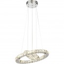 Globo 67037-24AA LED závěsné stropní svítidlo Marilyn I 1x24W | 1570lm | 4000K - chrom, krystal