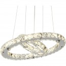 Globo 67037-24AA LED závěsné stropní svítidlo Marilyn I 1x24W | 1570lm | 4000K - chrom, krystal