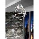 Globo 67823-36D LED přisazené stropní svítidlo Wave 1x36W | 1800lm | 3000K - chrom