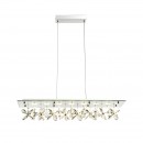 Globo 68404-24H LED závěsný lustr Chorillo 1x24W | 1700lm | 3000-6000K - stmívatelné, chrom, průhledný křišťál