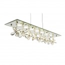Globo 68404-24H LED závěsný lustr Chorillo 1x24W | 1700lm | 3000-6000K - stmívatelné, chrom, průhledný křišťál