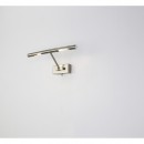 Globo 7830L LED nástěnné svítidlo nad obraz Picture 2x3W | 310lm | G9 LED | 3000K - vypínač na těle, nastavitelné, matný nikl