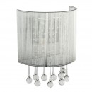 Globo 15094W LED nástěnné svítidlo Sierra 2x3W | G9 LED | 560lm | 3000K - stříbrná