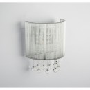 Globo 15094W LED nástěnné svítidlo Sierra 2x3W | G9 LED | 560lm | 3000K - stříbrná