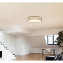 Globo 15185D5 LED stropní svítidlo Paco 1x80W | 4000lm | 3000K-6000K - stmívatelné, fixace barev, dálkový ovladač, šedá