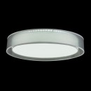 Globo 15190D4 LED stropní svítidlo Theo 1x60W | 2800lm | 3000K-6000K - dálkový ovladač, fixace barev, stmívatelné, noční osvětlení, šedá