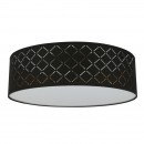 Globo 15229D6 stropní svítidlo Clarke 1x60W | E27 - černá, matný nikl, zlatá