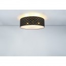 Globo 15229D6 stropní svítidlo Clarke 1x60W | E27 - černá, matný nikl, zlatá