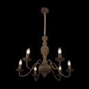 Globo 15262-6 závěsné stropní svítidlo Rea 6x40W | E14 - rez