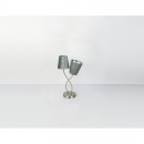 Globo 15265-2T stolní svítidlo Tarok 2x25W | E14 - stříbrná