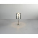 Globo 15360T stolní svítidlo Nadi 1x40W | E14 - stříbrná