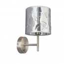 Globo 15360W nástěnné svítidlo Nadi 1x40W | E14 - stříbrná
