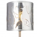 Globo 15360W nástěnné svítidlo Nadi 1x40W | E14 - stříbrná