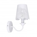 Globo 15371W nástěnné svítidlo Sabadell 1x40W | E14 - bílá