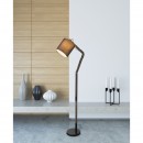 Globo 21512S stojací svítidlo Mattis 1x60W | E27 - nastavitelné rameno, šedá, černá, hnědá