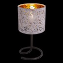 Globo 24001BG stolní svítidlo Norro 1x40W | E14 - černá, béžová