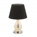 Globo 24133 stolní svítidlo Elias 1x60W | E27 - chrom, černá