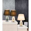 Globo 24133 stolní svítidlo Elias 1x60W | E27 - chrom, černá