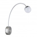 Globo 24134W LED nástěnné svítidlo Roslin 1x5W | 470lm | 3000K - ohebné rameno, matný nikl
