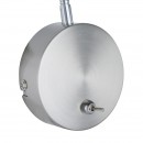 Globo 24134W LED nástěnné svítidlo Roslin 1x5W | 470lm | 3000K - ohebné rameno, matný nikl
