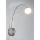 Globo 24134W LED nástěnné svítidlo Roslin 1x5W | 470lm | 3000K - ohebné rameno, matný nikl