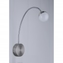 Globo 24134W LED nástěnné svítidlo Roslin 1x5W | 470lm | 3000K - ohebné rameno, matný nikl