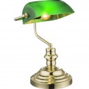 Globo 2491K stolní svítidlo Antique 1x60W | E27 - zelená