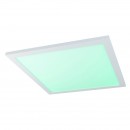 Globo 41604D2RGB LED stropní svítidlo Rosi 1x30W | 240-2400lm | 3000K-6000K | RGB - dálkový ovladač, fixace barev, stmívatelné, měnič barev, opál bílá