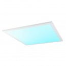 Globo 41604D3RGB LED stropní svítidlo Rosi 1x40W | 320-3200lm | 3000K-6000K | RGB - dálkový ovladač, fixace barev, stmívatelné, měnič barvy, opál, bílá