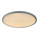 Globo 41639-60 LED stropní svítidlo Sabi 1x60W | 200-3500lm | 3000K-6000K - dálkový ovladač, stmívatelné, fixace barev, noční osvětlení, stříbrná